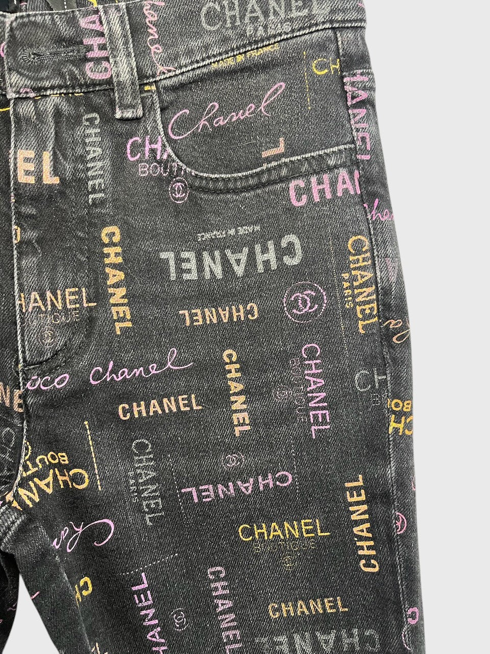 Jeans Chanel noir T.34