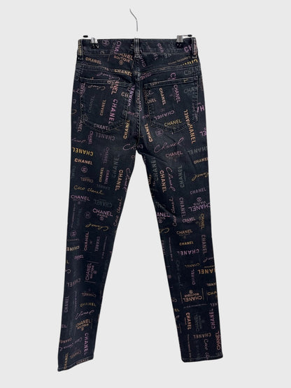 Jeans Chanel noir T.34