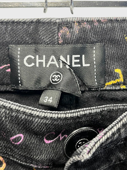 Jeans Chanel noir T.34