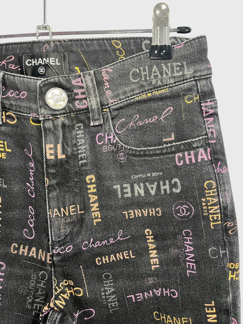 Jeans Chanel noir T.34