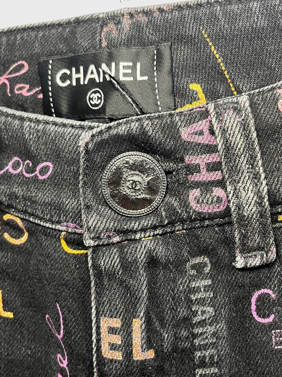 Jeans Chanel noir T.34