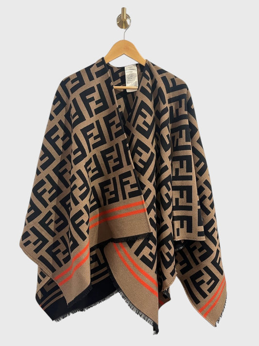 Poncho Fendi FF