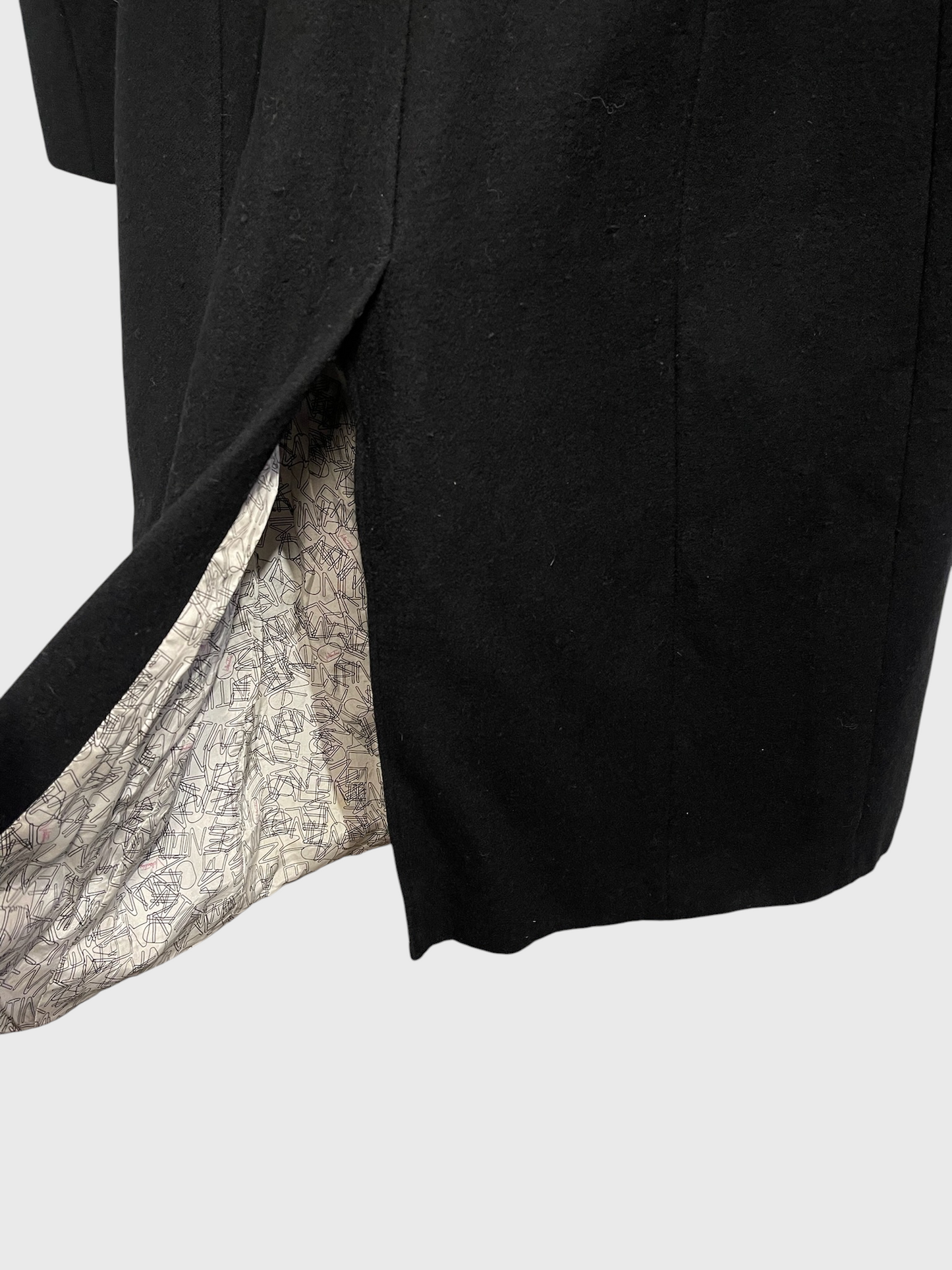 Manteau Valentino noir T.40