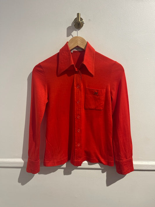 Chemise Hermès rouge T.36