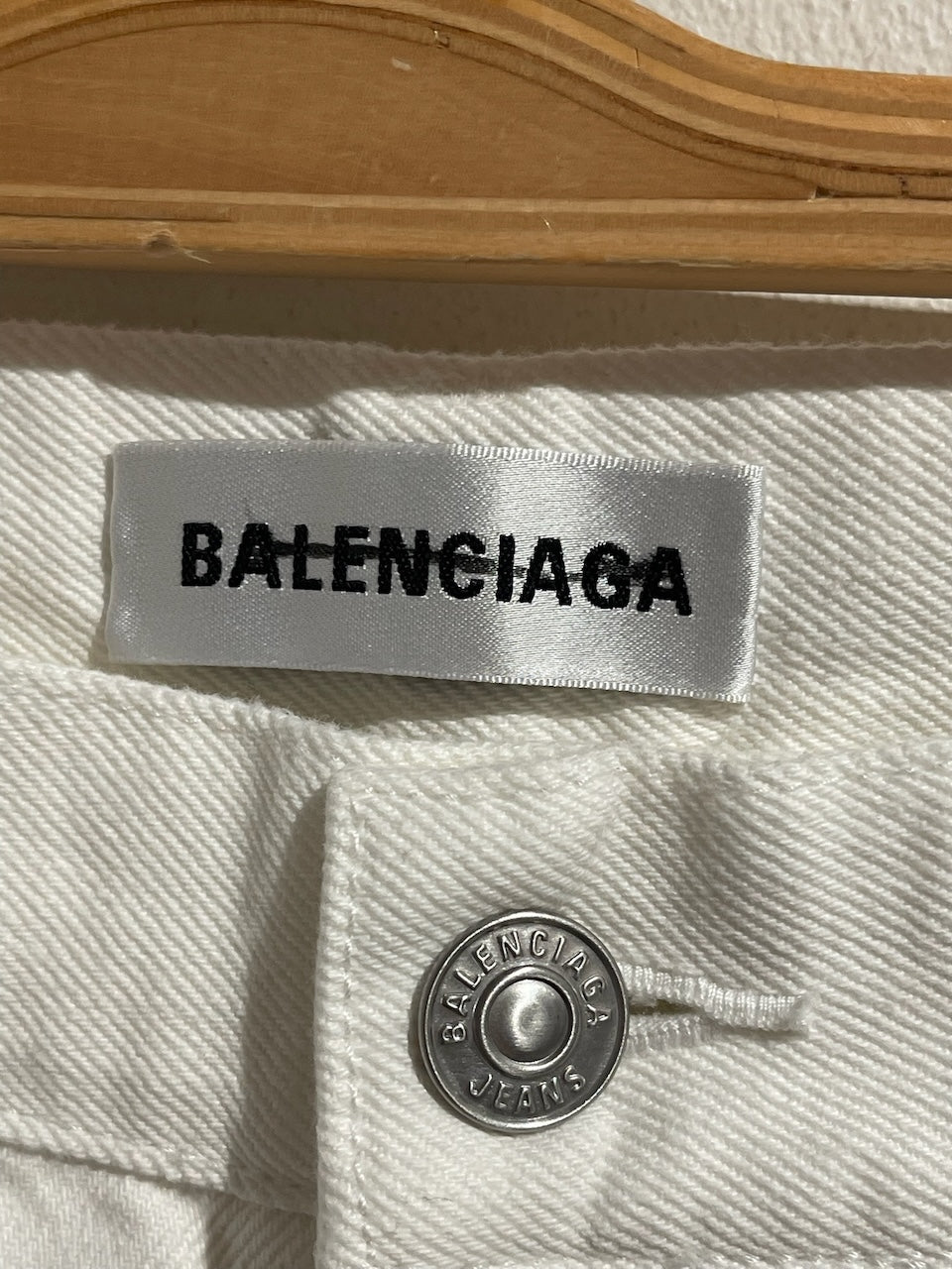 Jeans Balenciaga blanc T.29