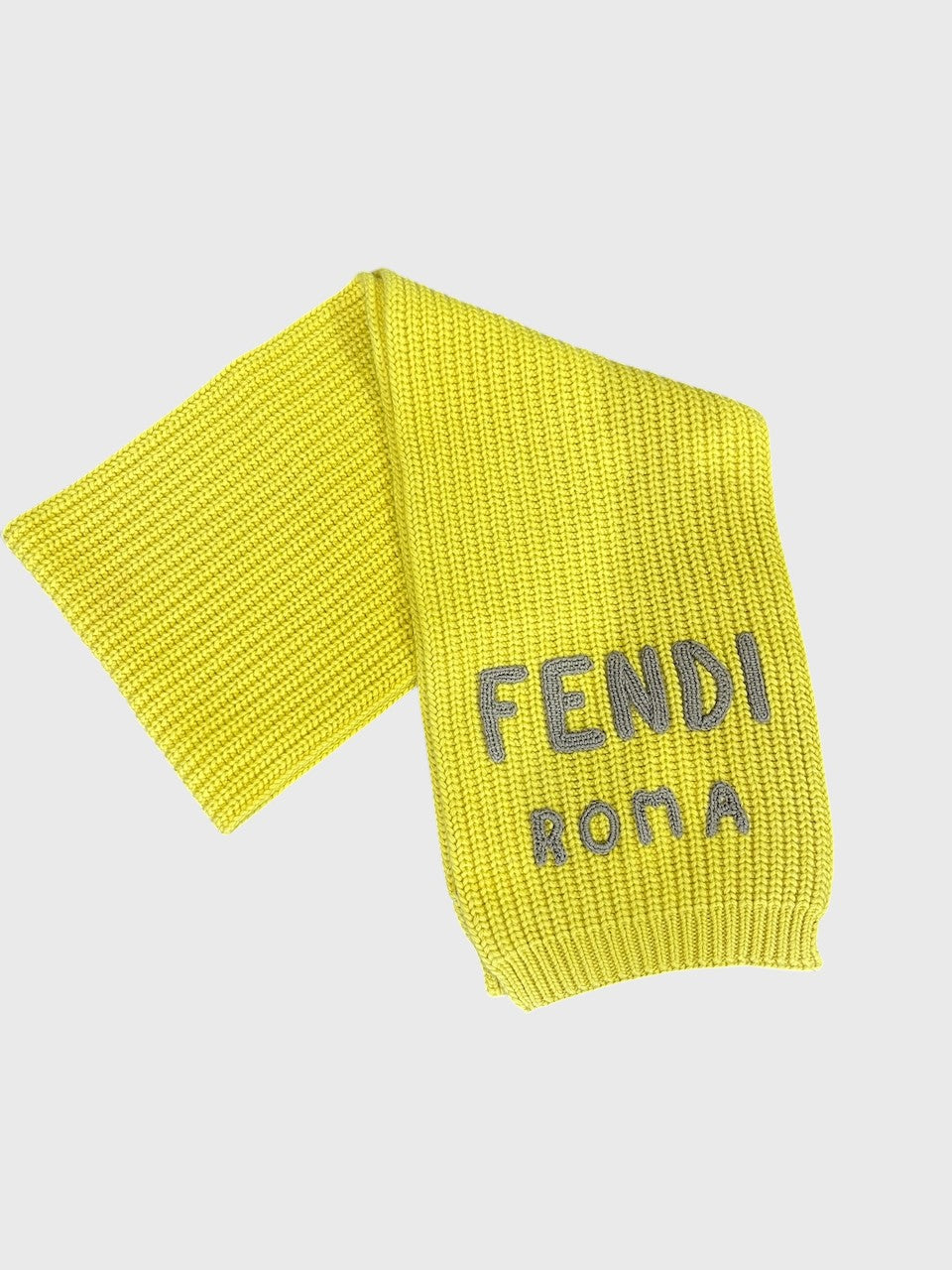 Echarpe Fendi jaune