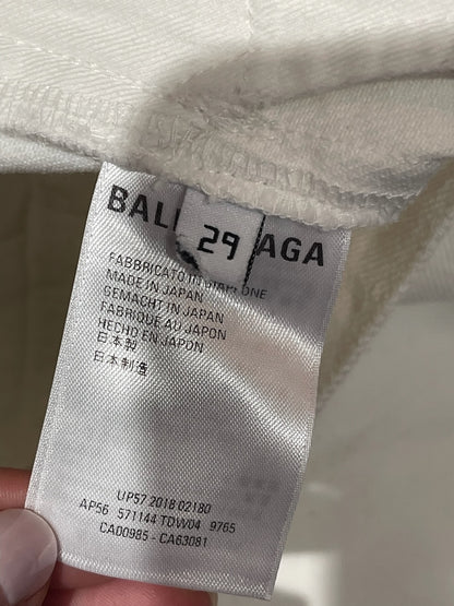 Jeans Balenciaga blanc T.29