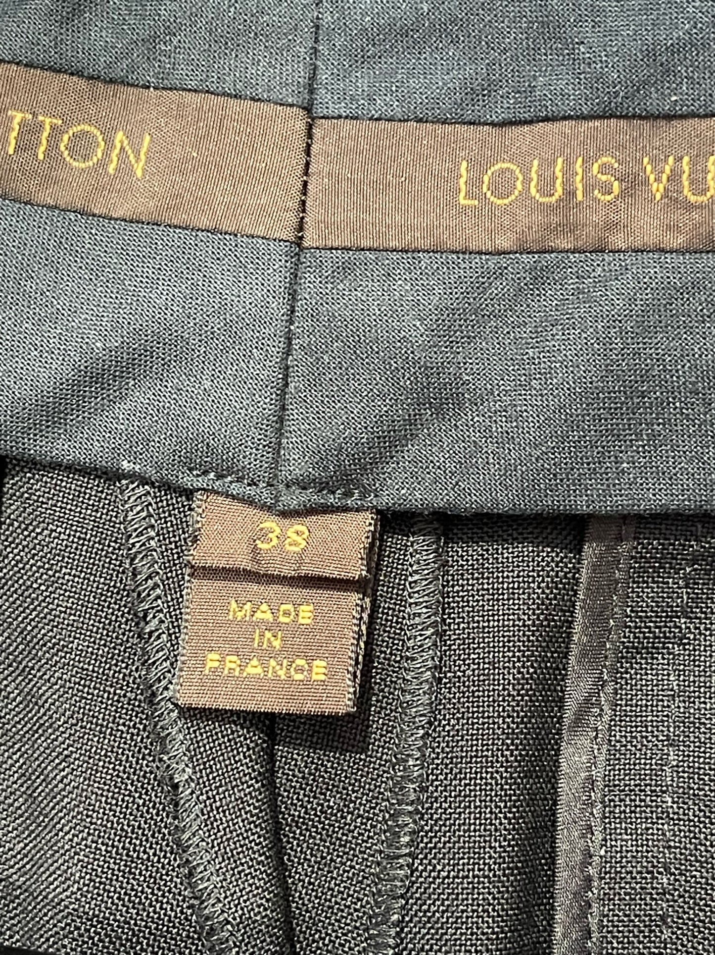 Pantacourt Louis Vuitton noir T.38
