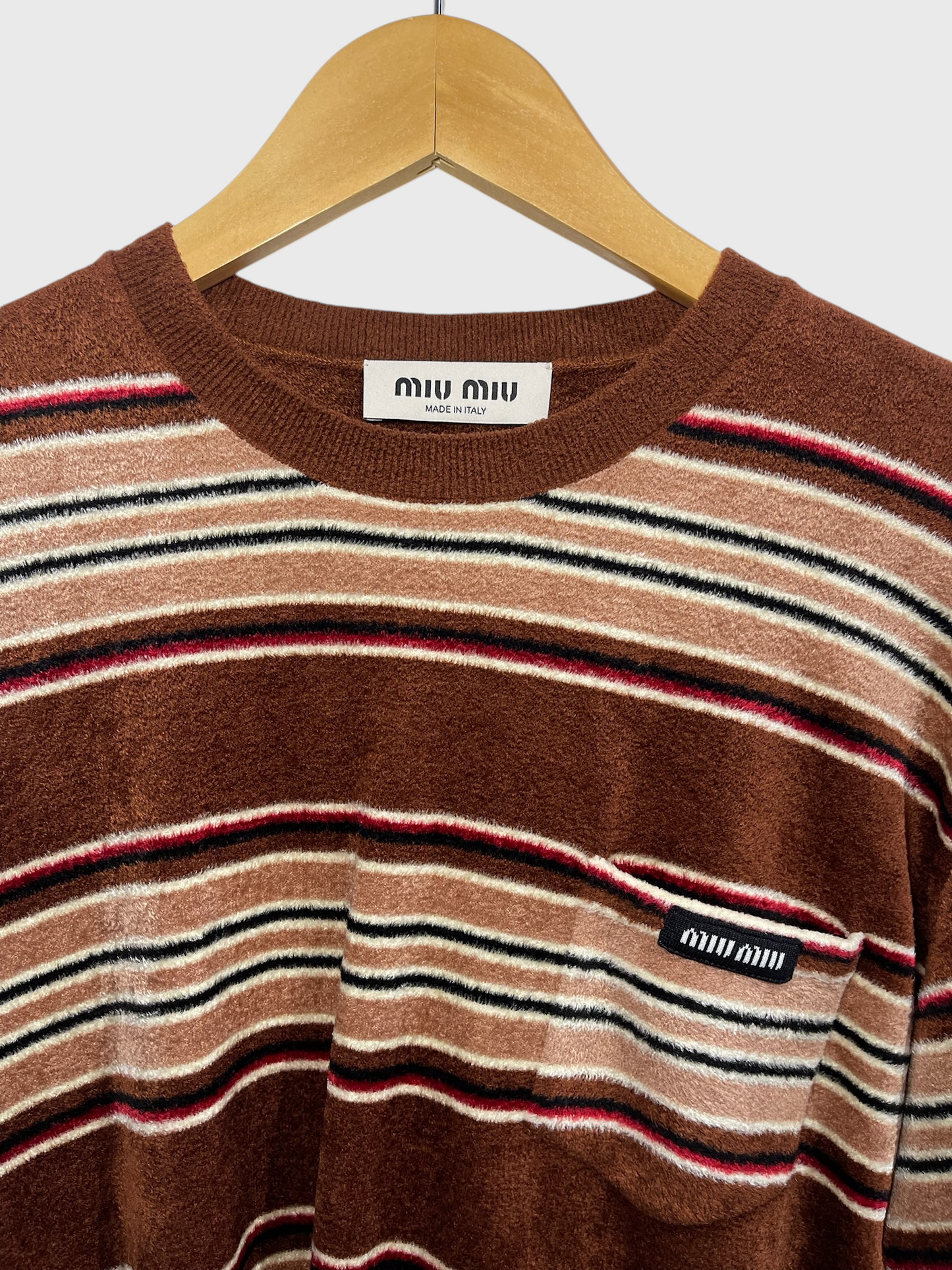 Pull Miu Miu rayé T.34