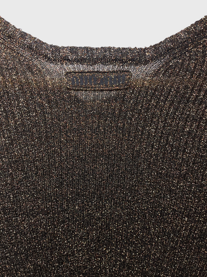 Top Miu Miu marron T.XS