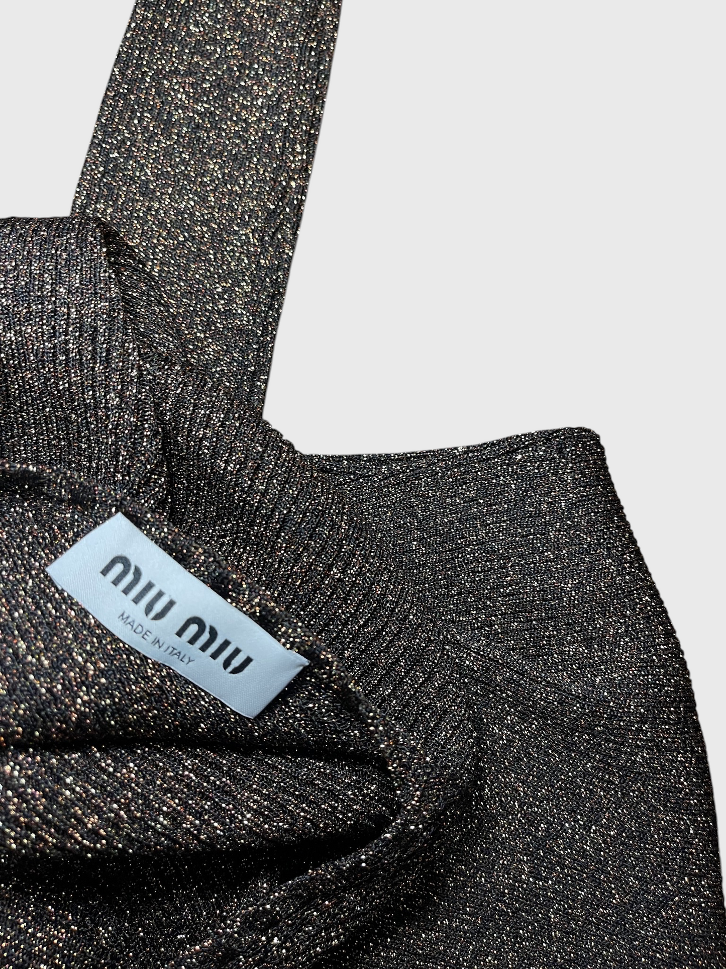 Top Miu Miu marron T.XS