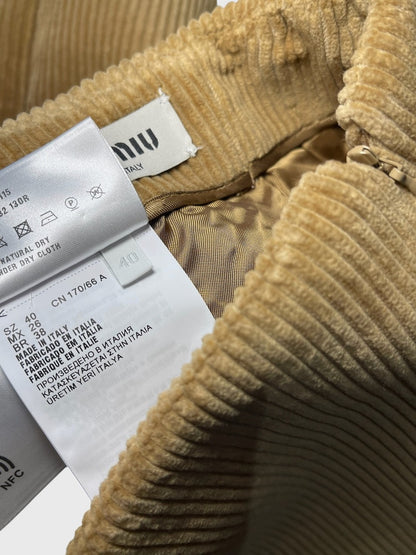 Jupe Miu Miu beige T.36