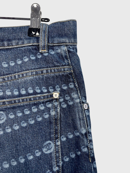 Jeans Chanel bleu T.36