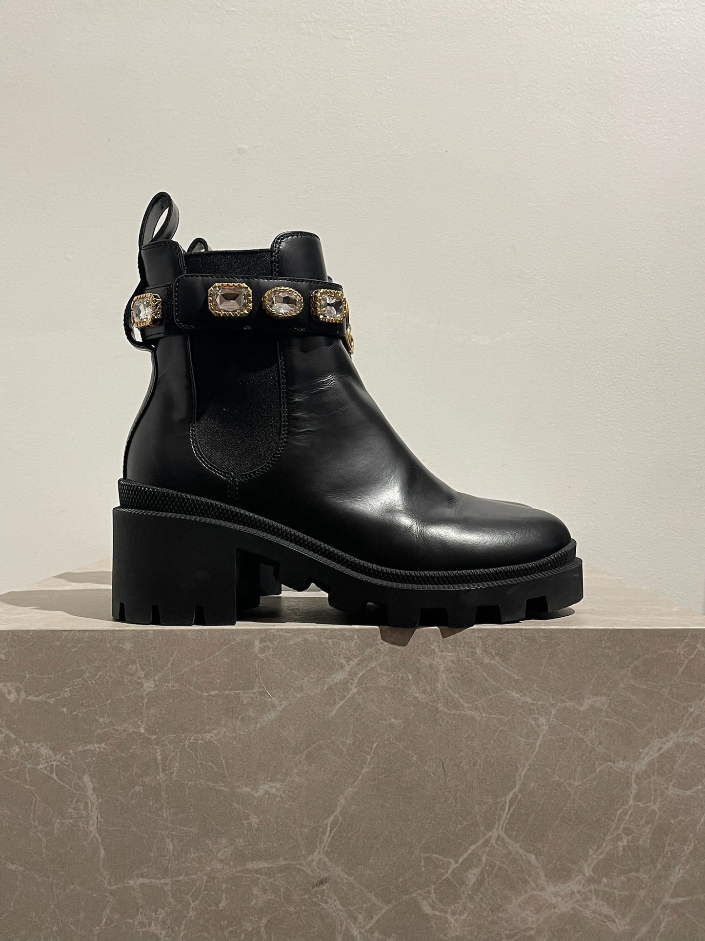 Bottines Gucci noires T.35,5