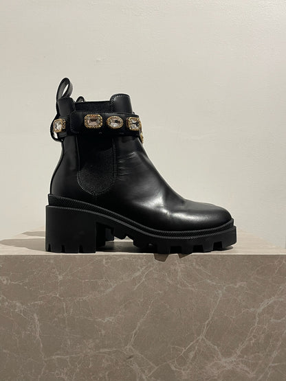 Bottines Gucci noires T.35,5