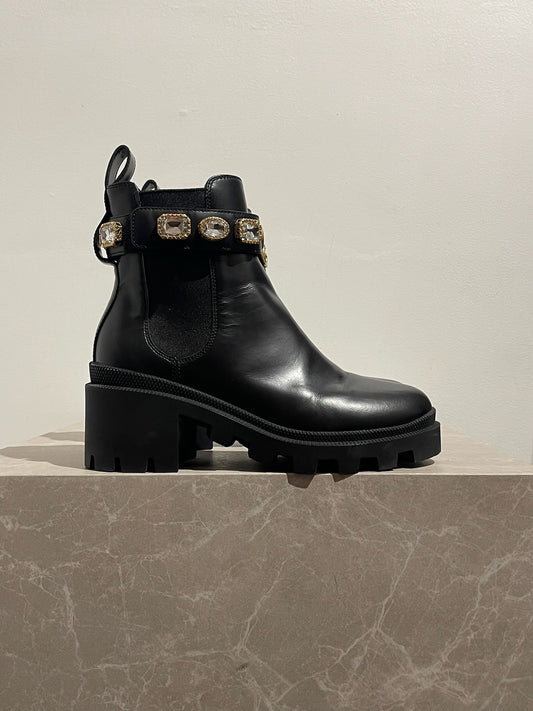 Bottines Gucci noires T.35,5