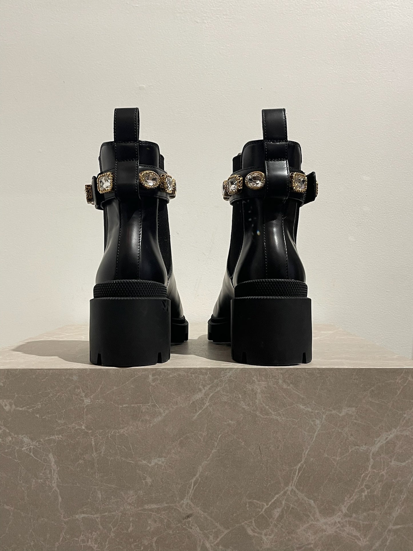 Bottines Gucci noires T.35,5