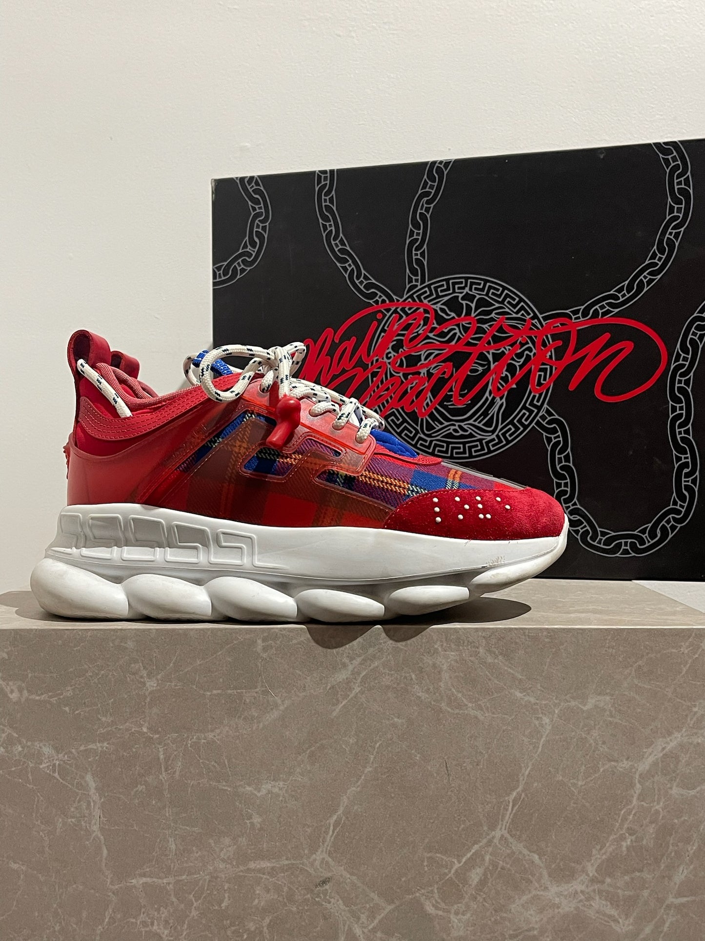 Baskets Versace Chain Reaction T.38