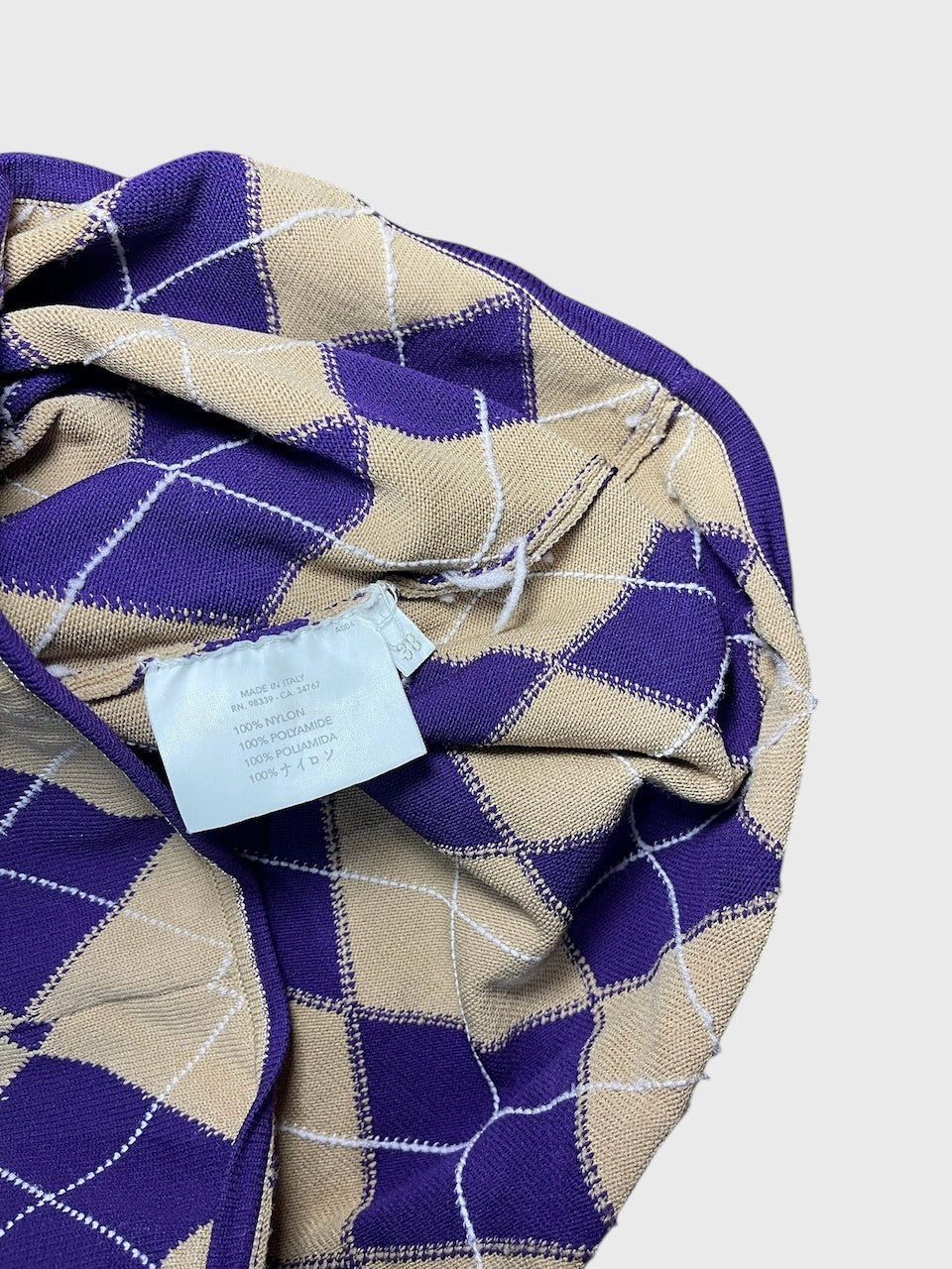 Pull Miu Miu à carreaux T.34