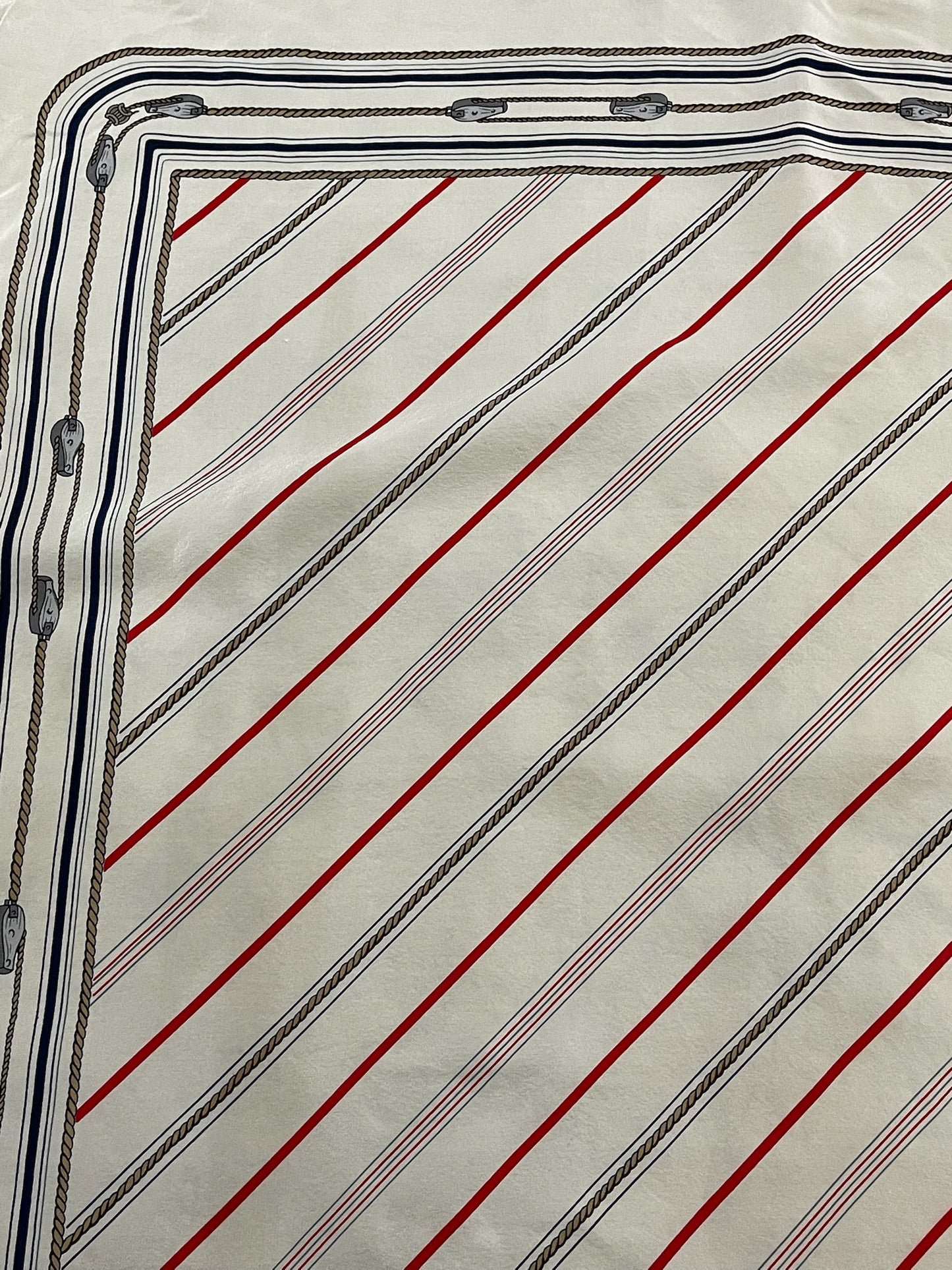 Foulard Celine vintage blanc