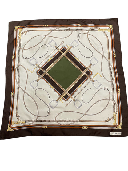 Foulard Celine vintage écru