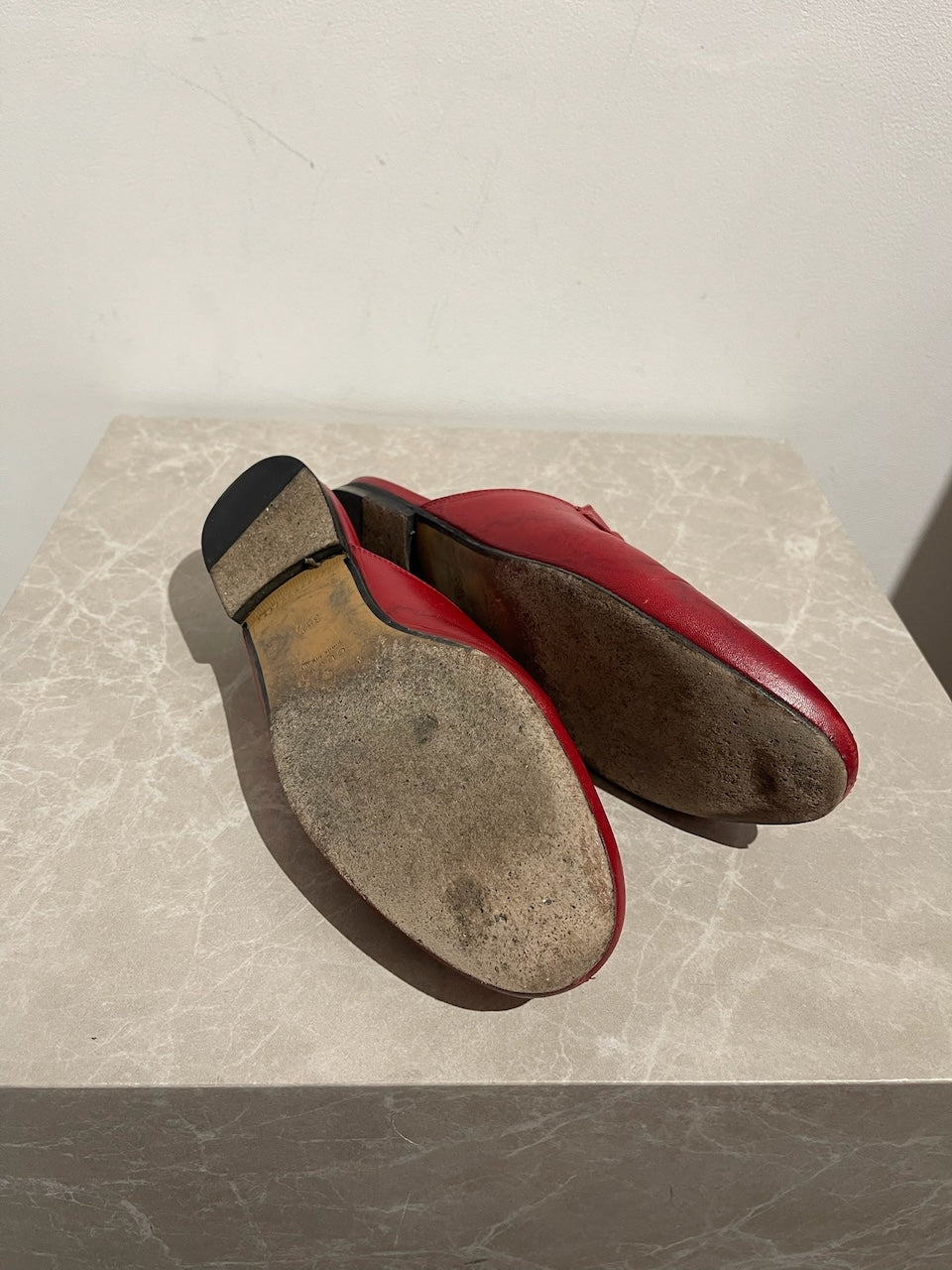 Mules Gucci Princetown rouge T.36,5