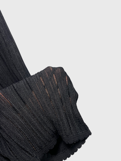Pantalon Alaia noir T.XS