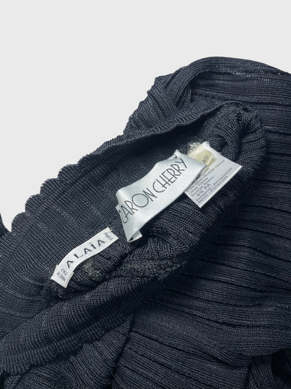 Pantalon Alaia noir T.XS