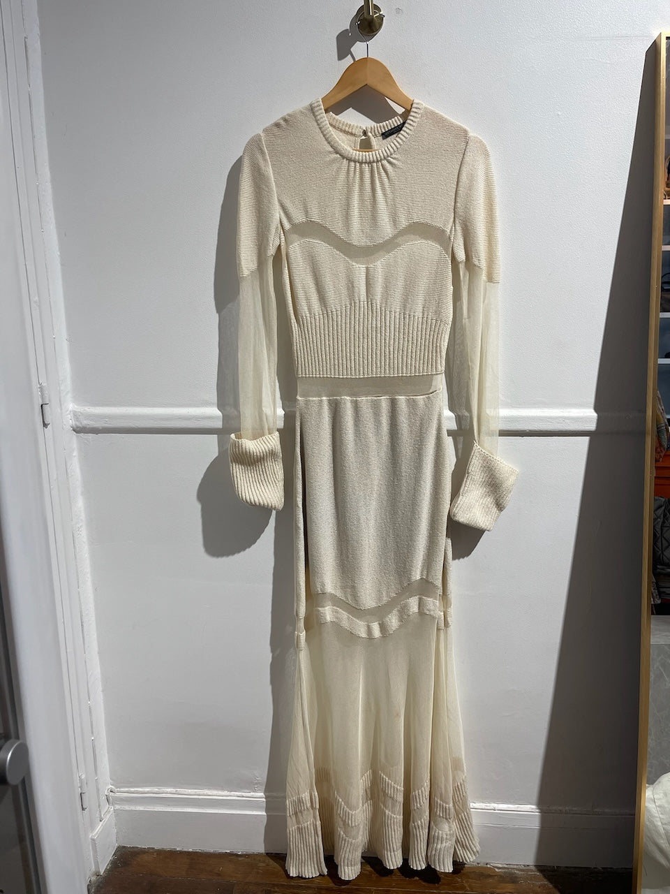 Robe Alexander Mcqueen beige T.M