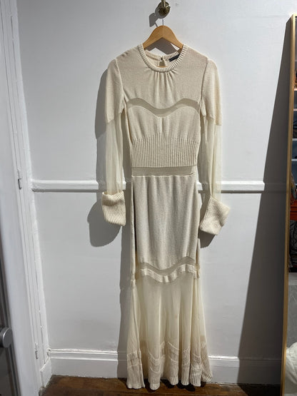 Robe Alexander Mcqueen beige T.M