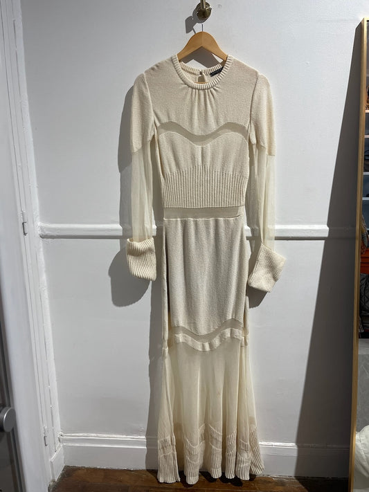 Robe Alexander Mcqueen beige T.M
