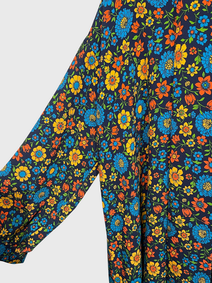 Robe Balenciaga à fleurs T.S