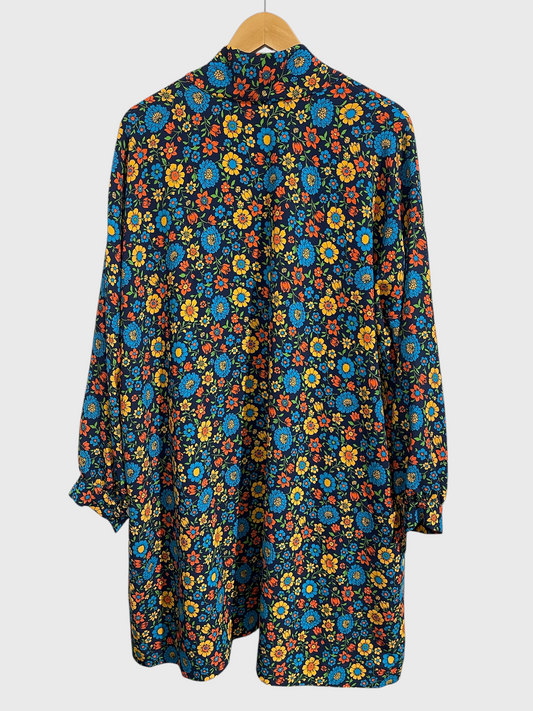Robe Balenciaga à fleurs T.S