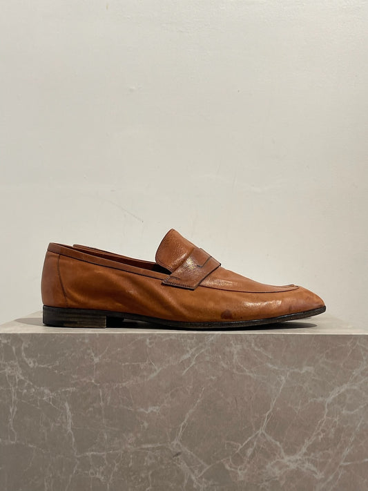 Mocassins Berluti camel T.45
