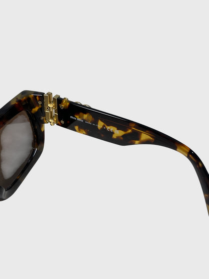 Lunettes de soleil Miu Miu en écaille