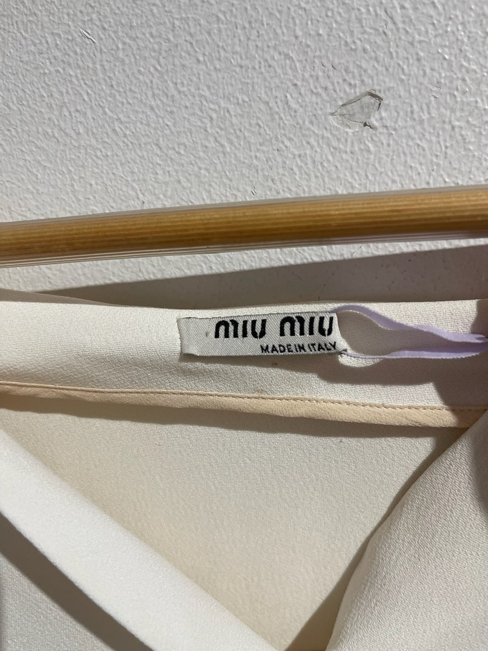 Top Miu Miu écru T.36