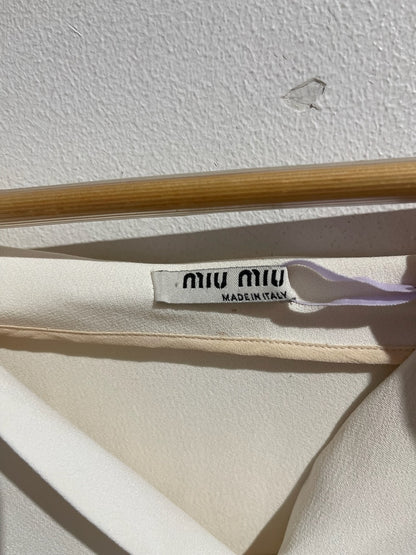 Top Miu Miu écru T.36