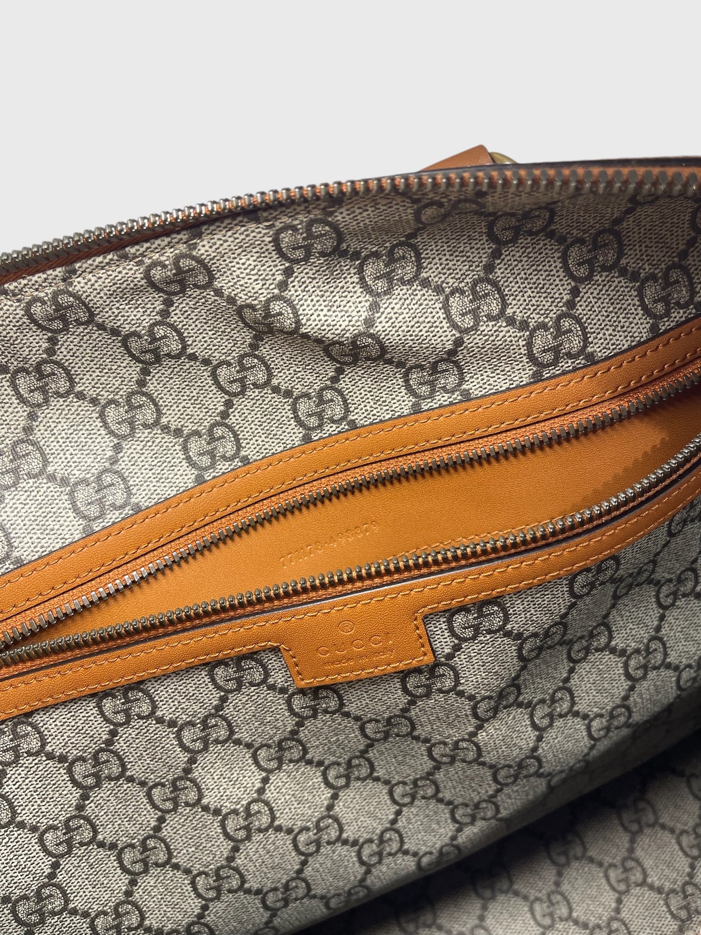 Sac de voyage Gucci beige