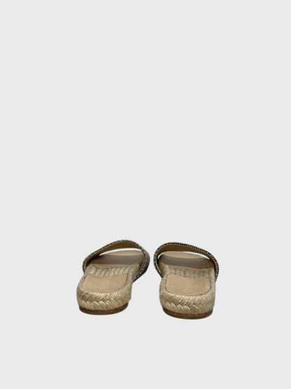 Sandales Chanel beige T.36