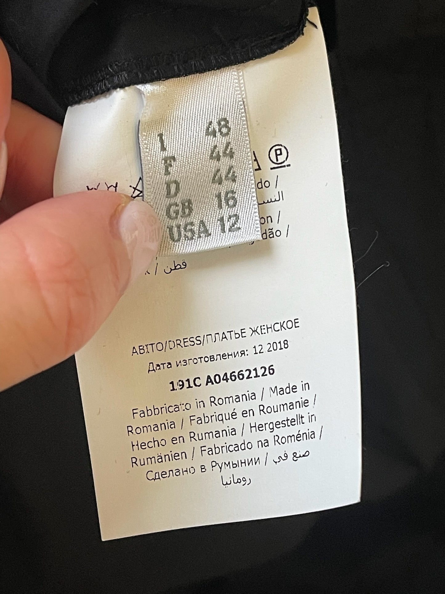 Combinaison Philosophy noire T.44