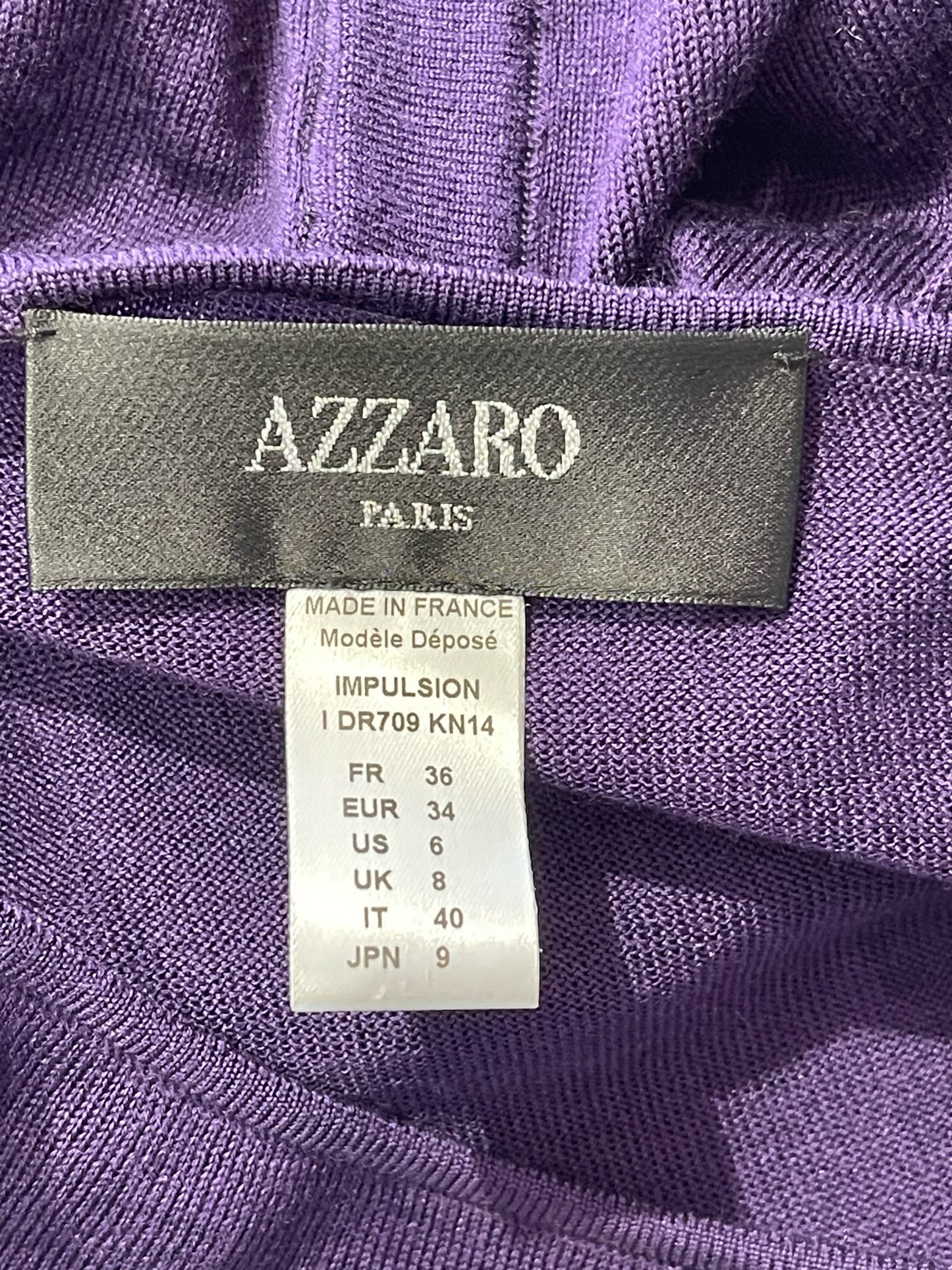 Robe Azzaro violette T.36