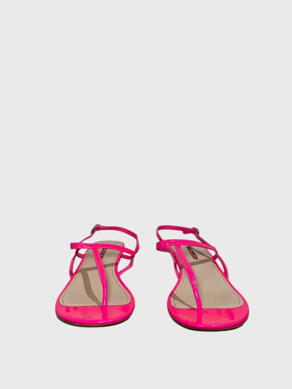 Sandales Prada roses T.40