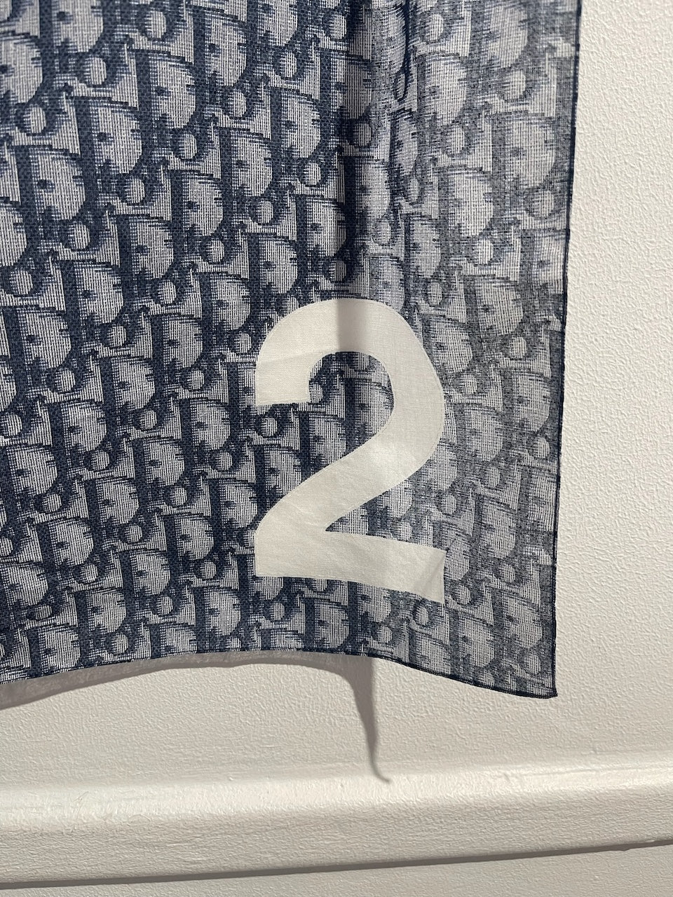 Foulard Dior oblique bleu