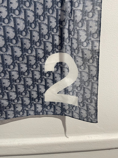 Foulard Dior oblique bleu