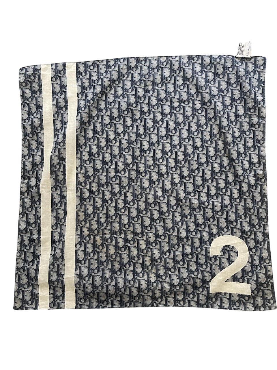 Foulard Dior oblique bleu