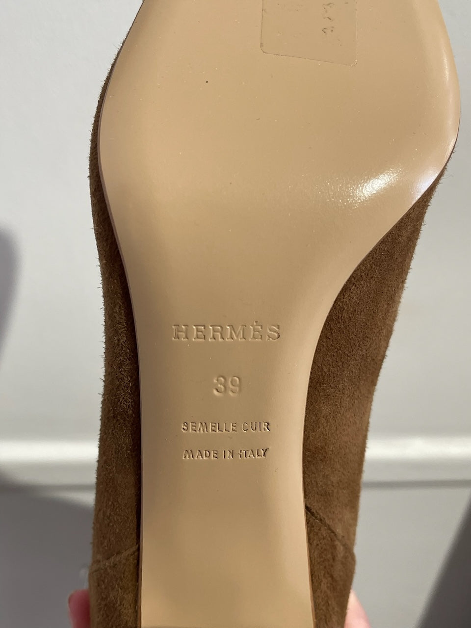 Bottes Hermès camel T.39 NEUVES