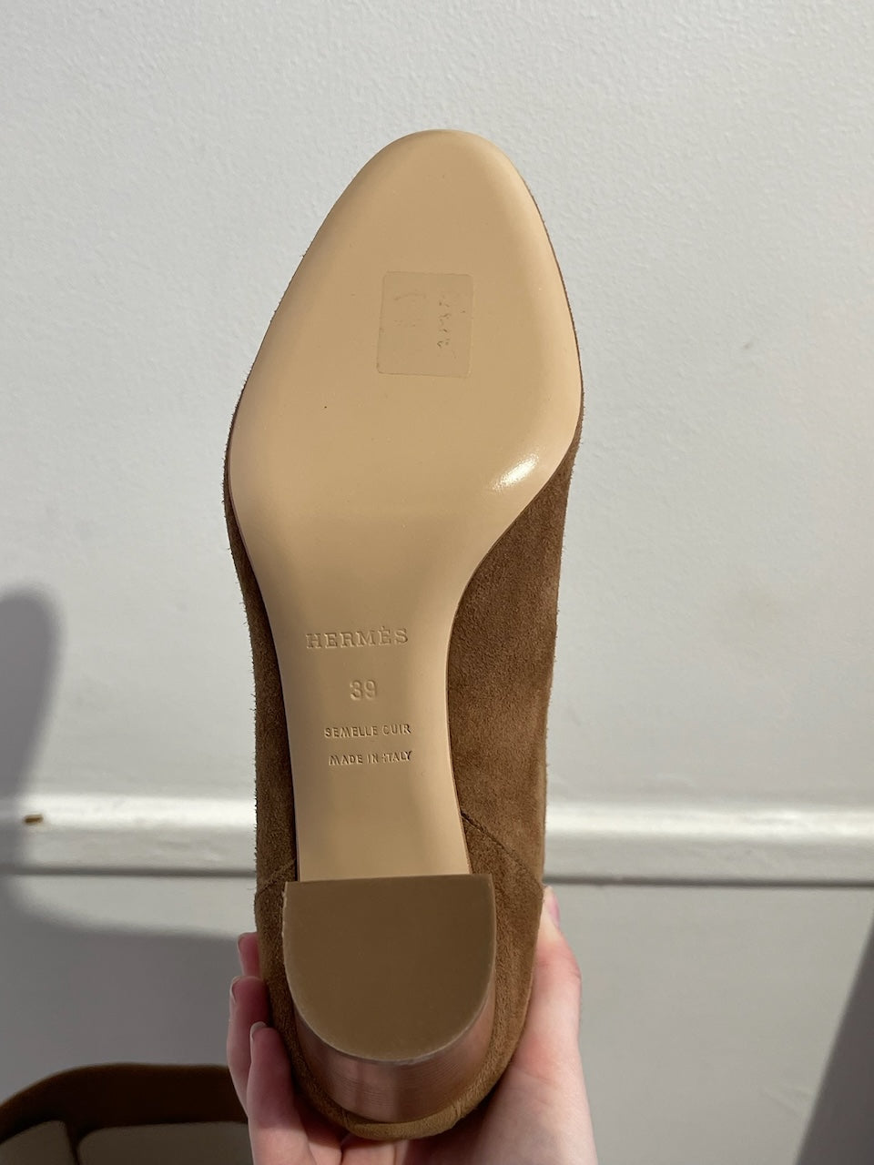 Bottes Hermès camel T.39 NEUVES