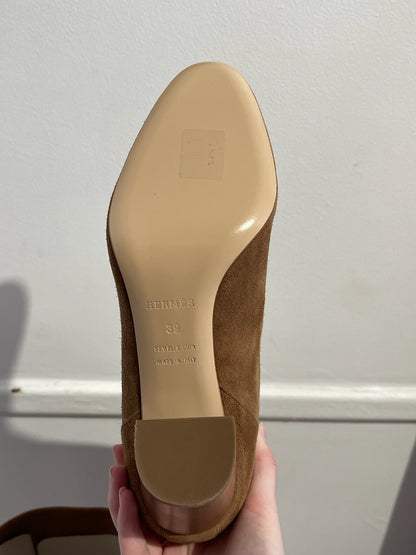 Bottes Hermès camel T.39 NEUVES