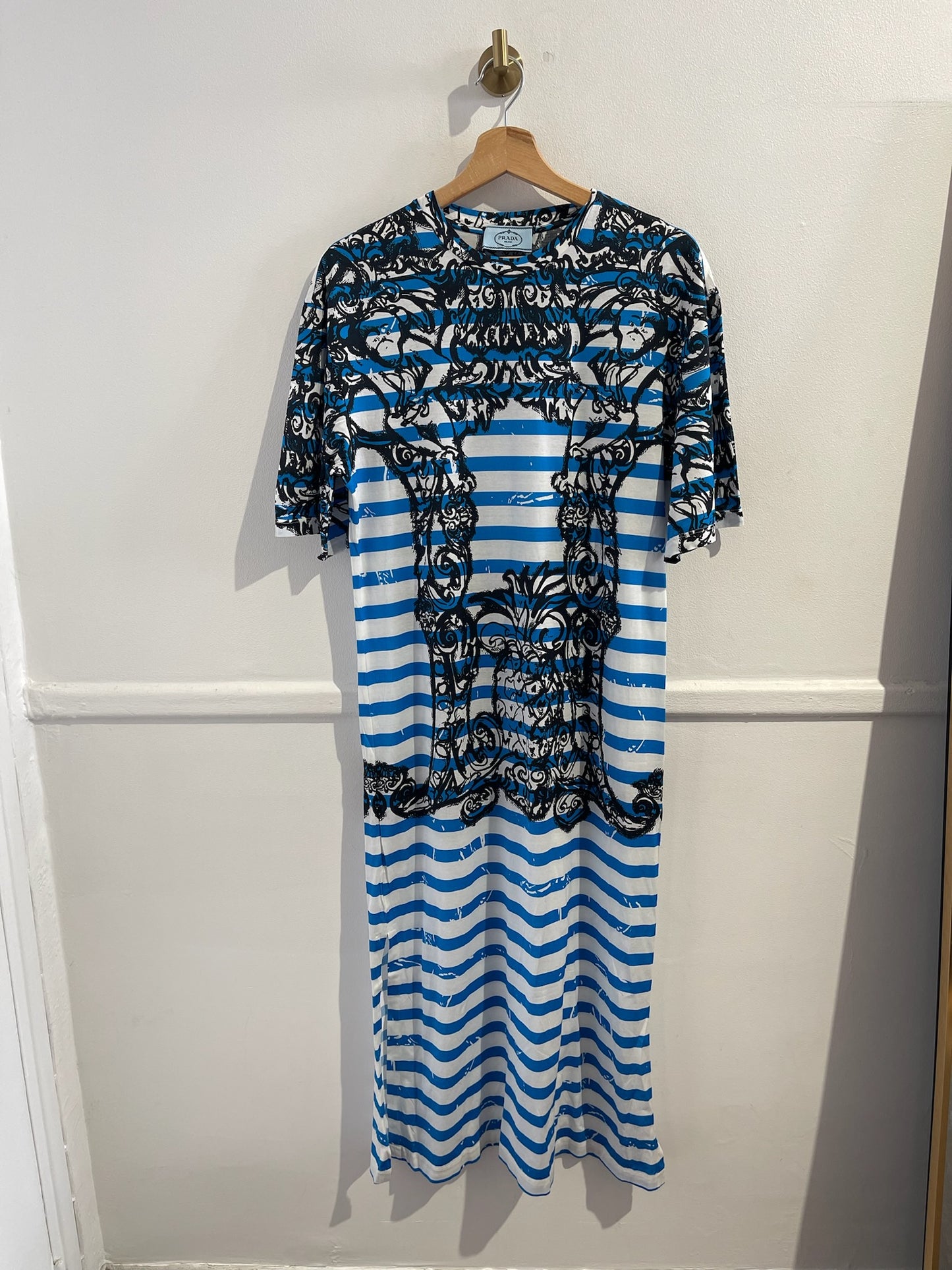 Robe Prada bleue T.XS