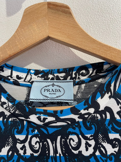 Robe Prada bleue T.XS